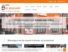 Tablet Screenshot of immodebisschop.be